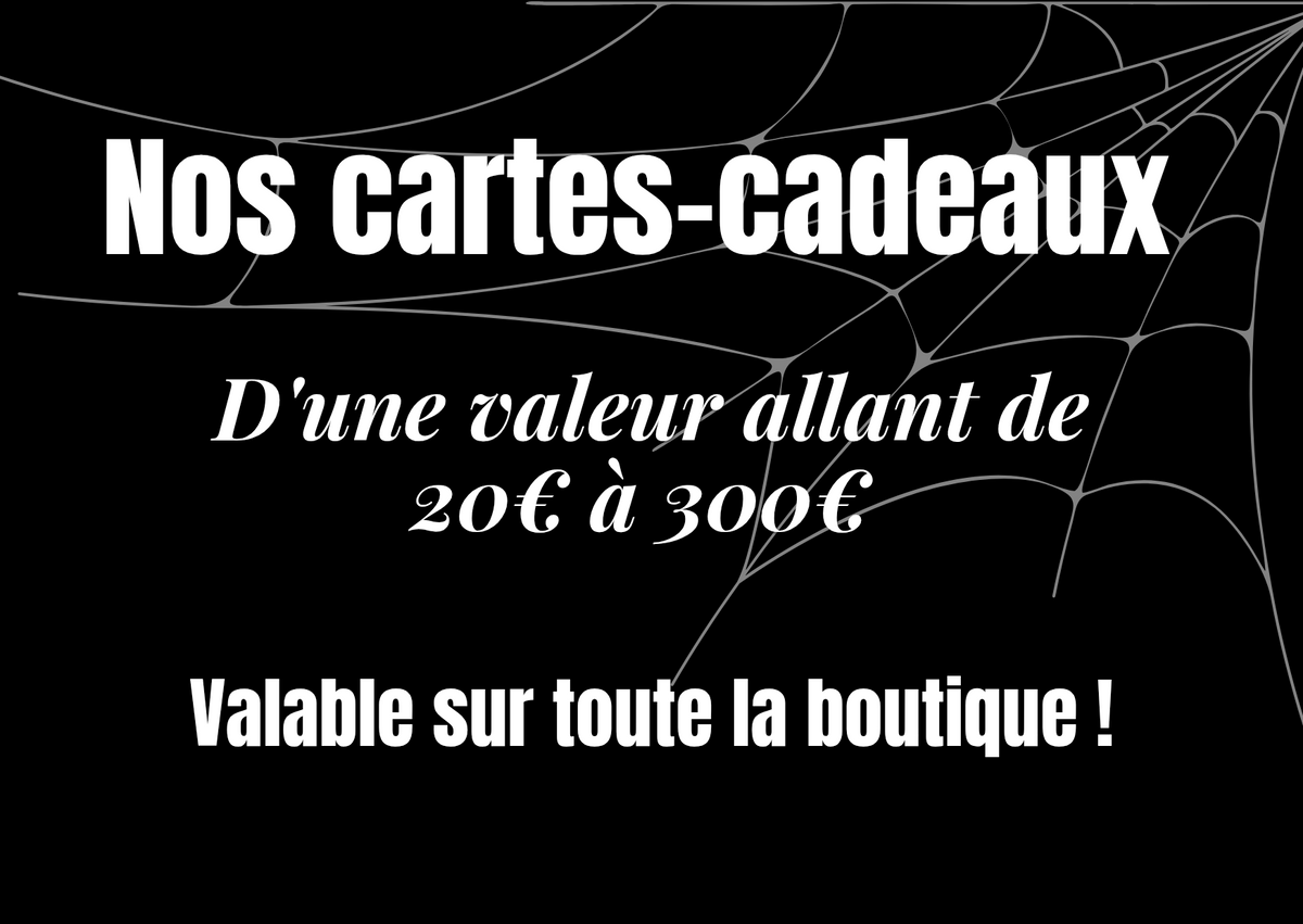 Nos cartes cadeaux