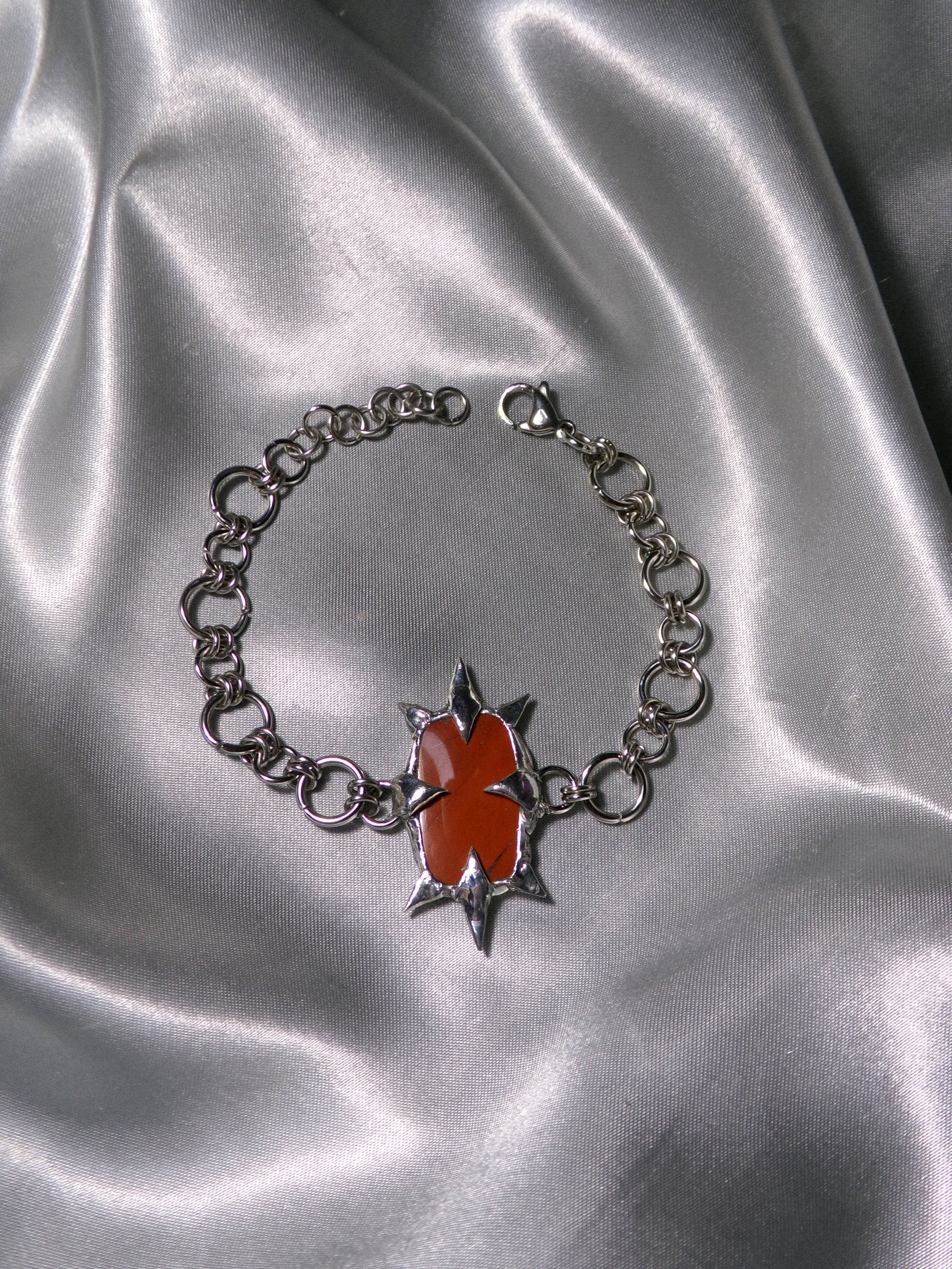 Bracelet Jaspe rouge