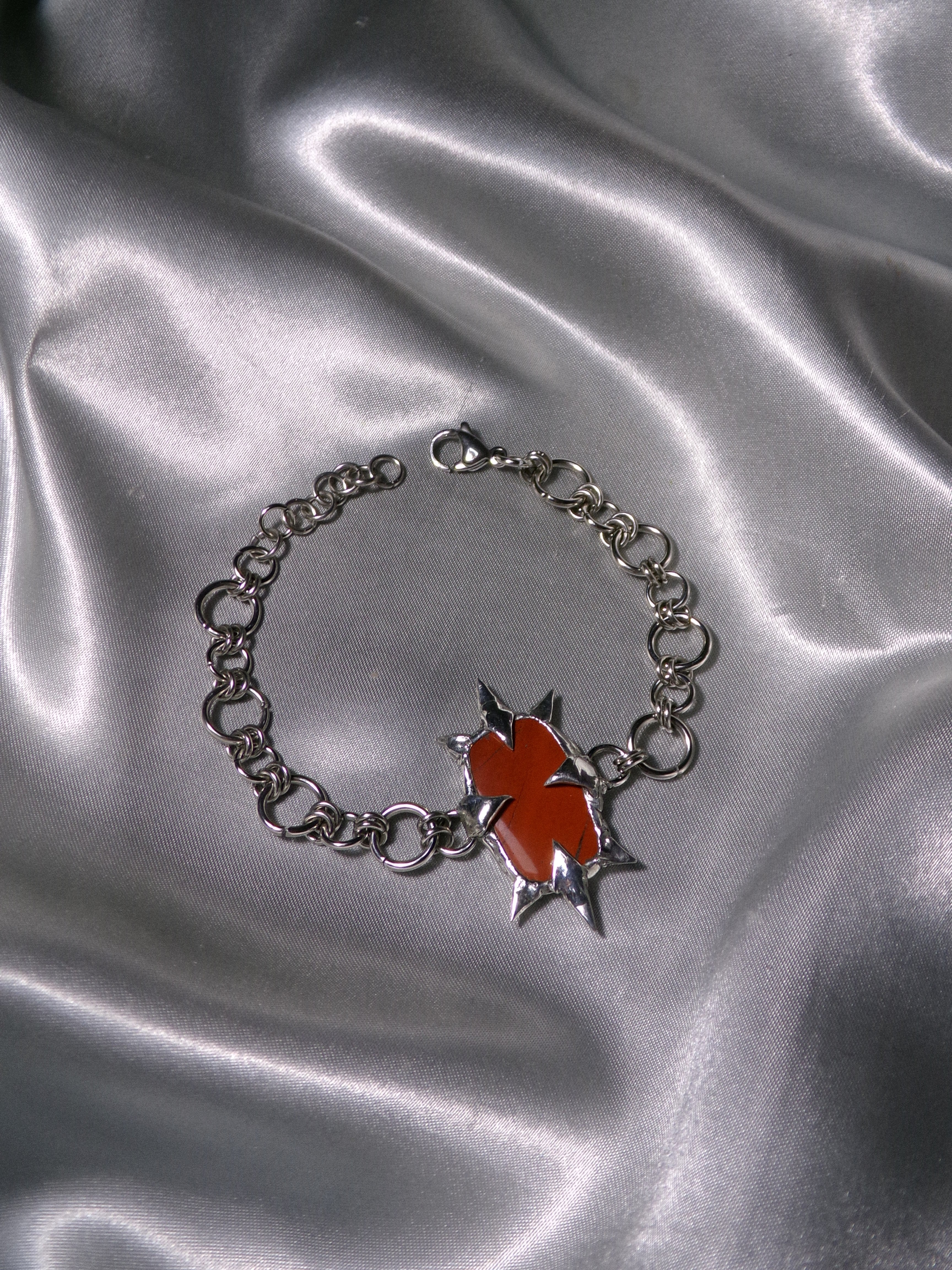 Bracelet Jaspe rouge