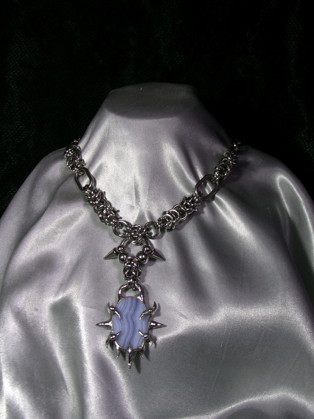Collier Calcédoine