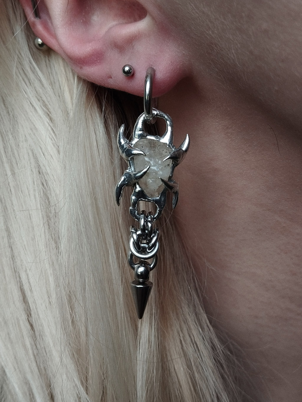 Boucles d'oreilles Citrine