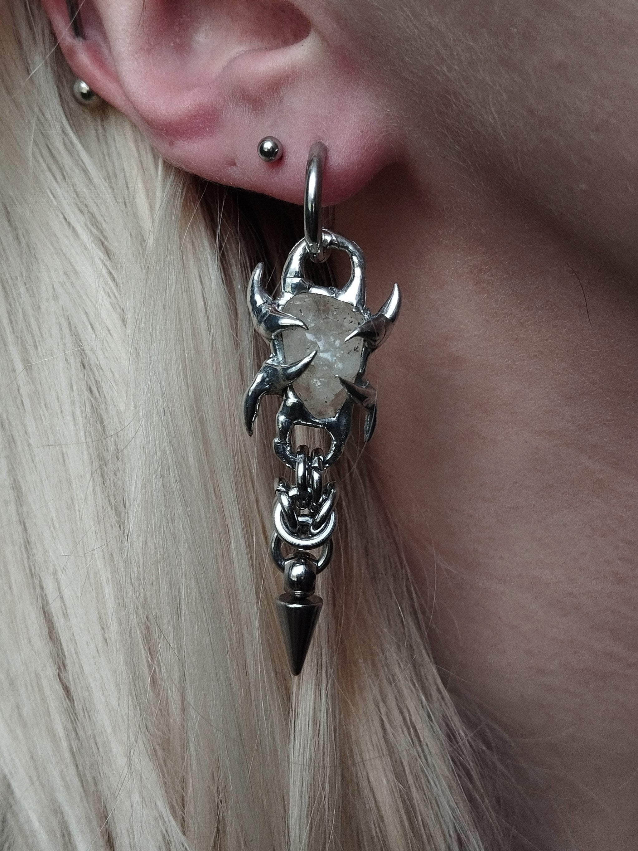 Boucles d'oreilles Citrine