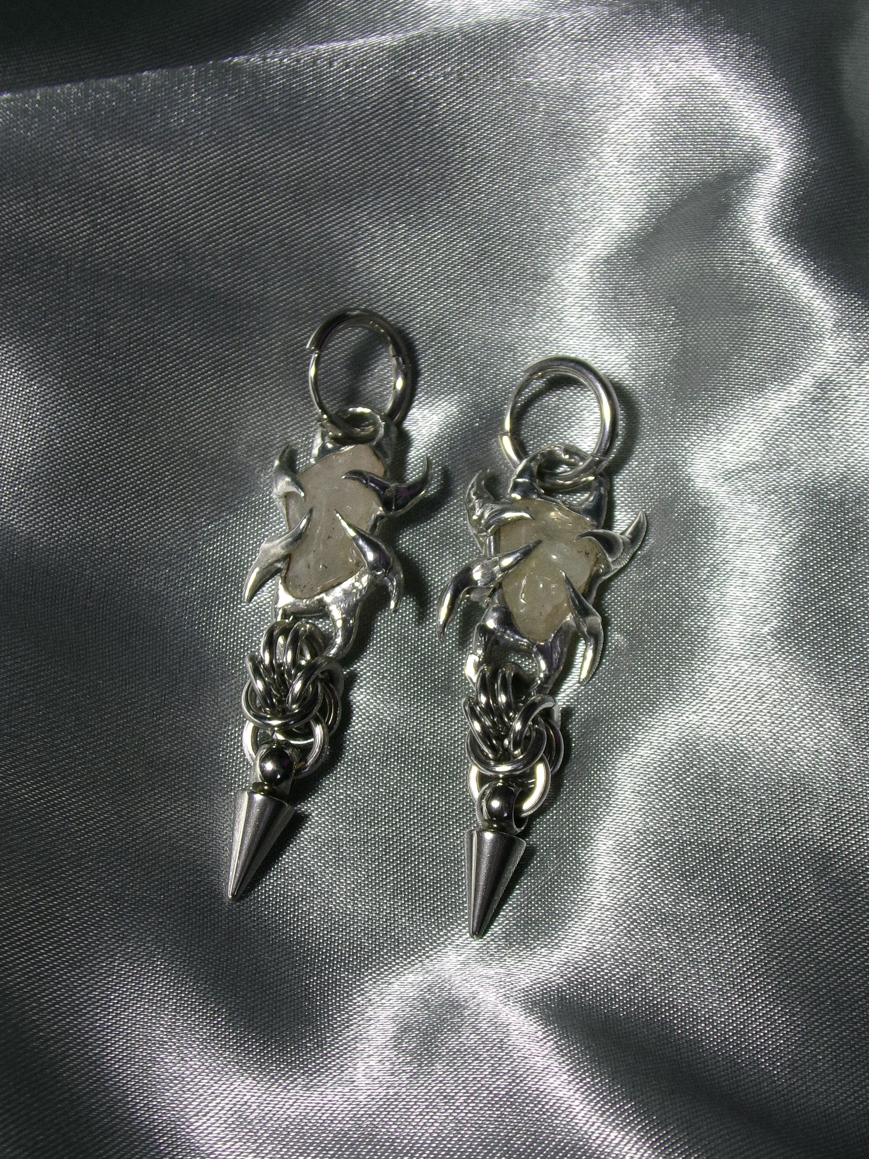 Boucles d'oreilles Citrine