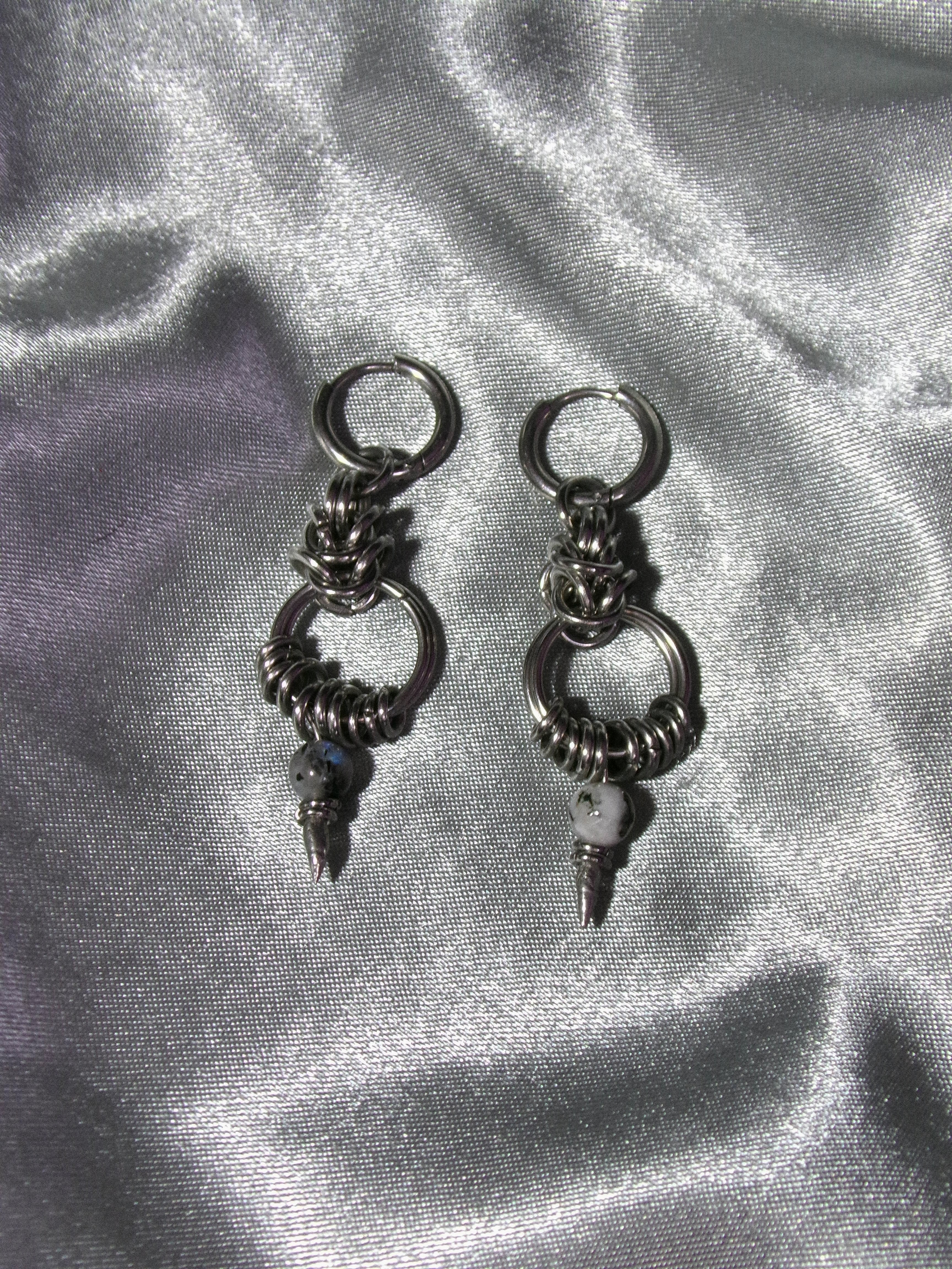 Boucles d'oreilles pierre de lune