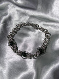 Bracelet Obsidenne doré