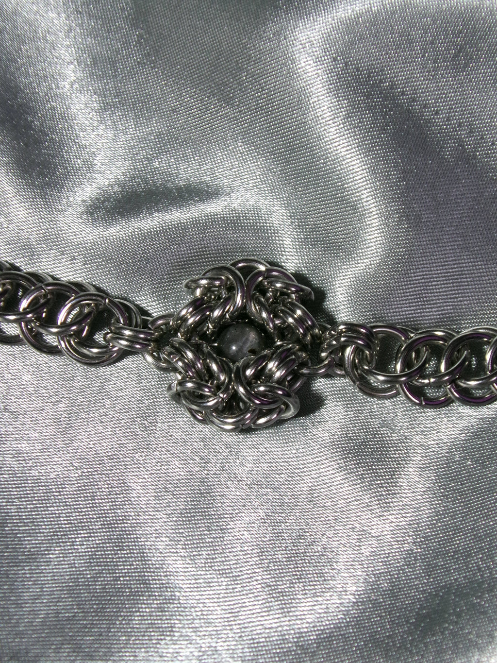 Bracelet Labradorite grise