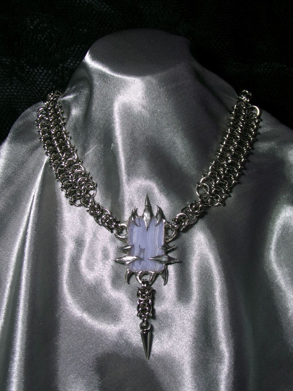 Collier Calcédoine