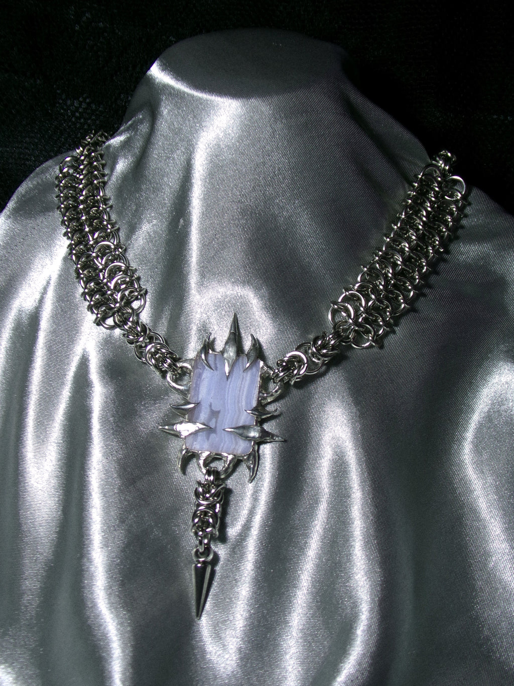 Collier Calcédoine