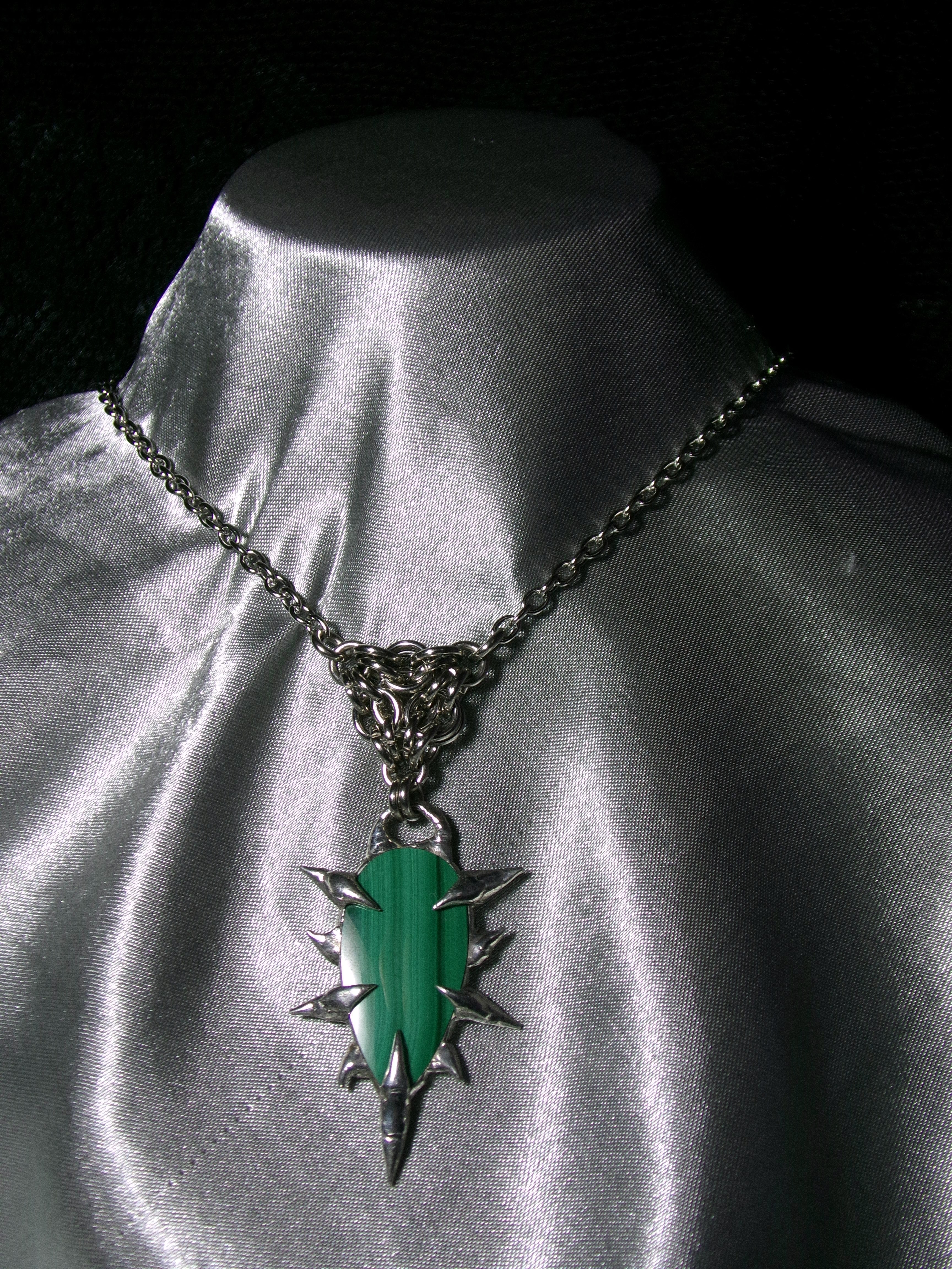Collier Malachite