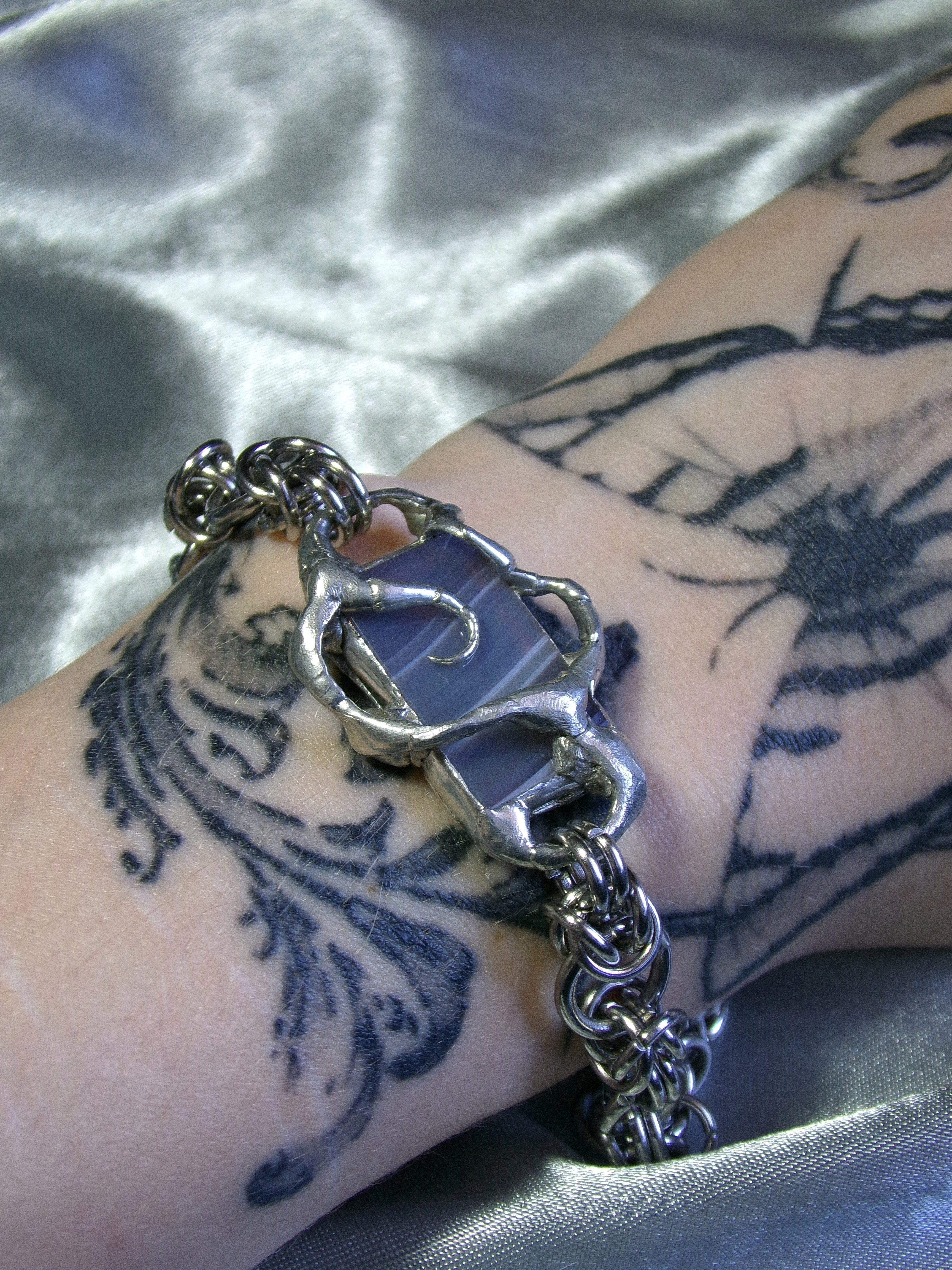 Bracelet Calcédoine