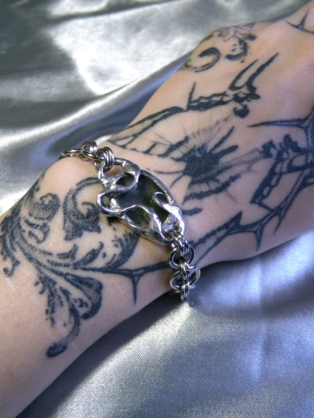 Bracelet Agate mousse