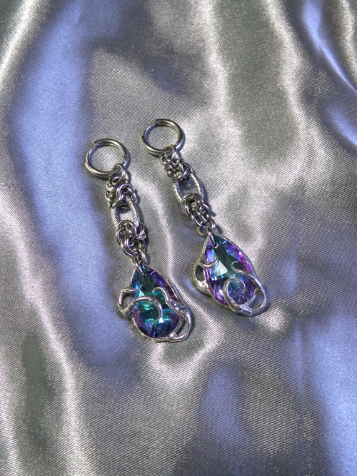 Boucles d'oreilles rose