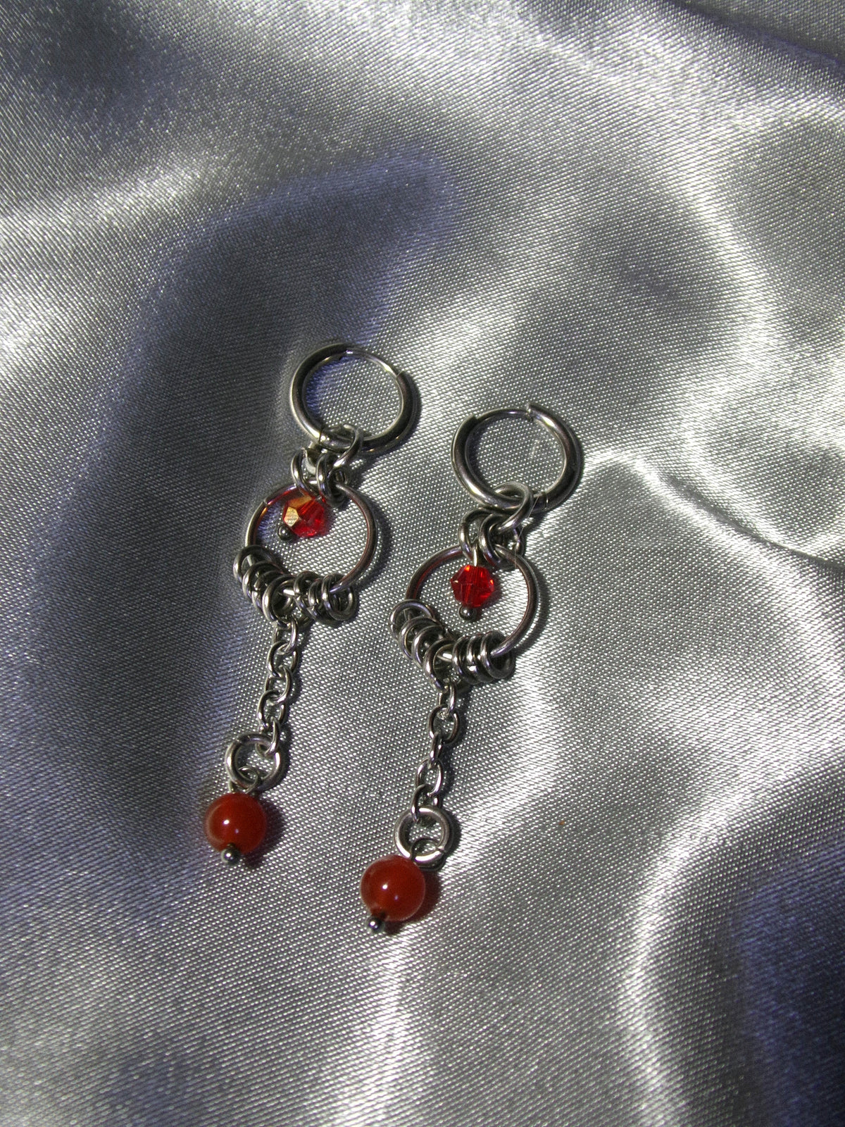 Boucles d'oreilles Cornaline