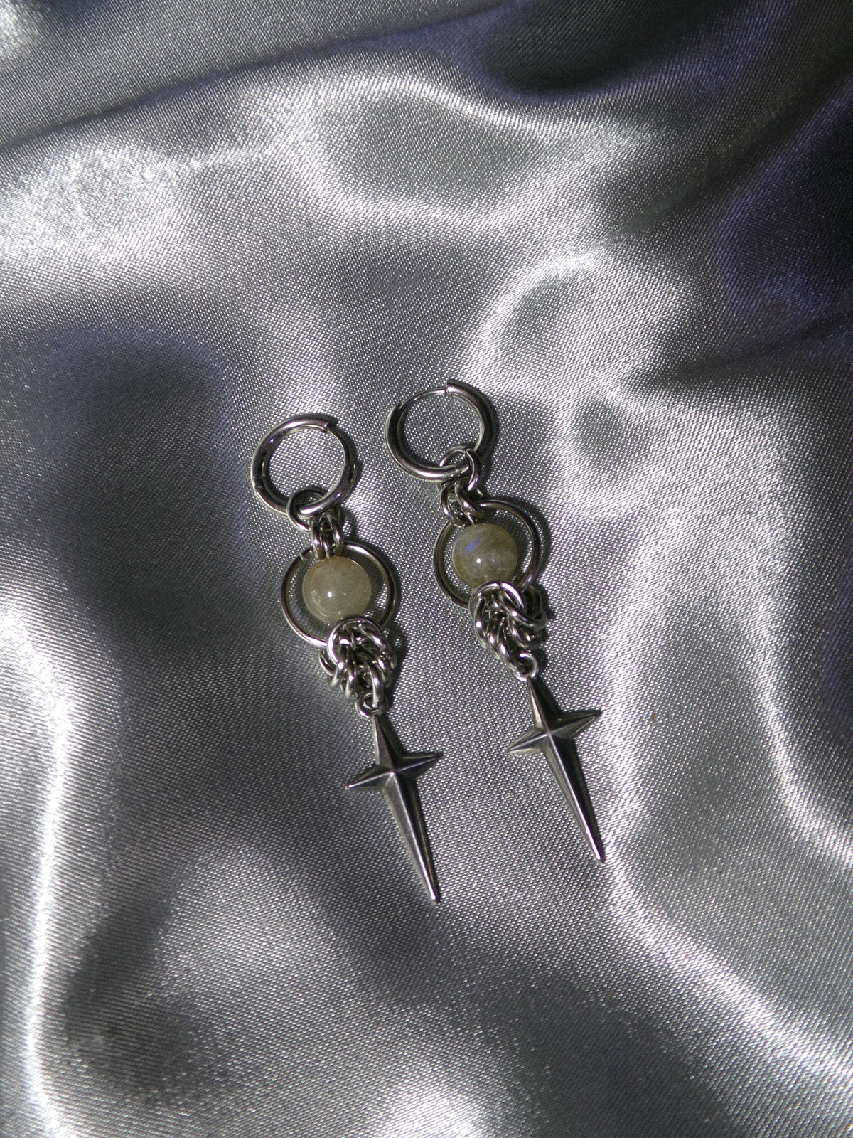 Boucles d'oreilles Labradorite