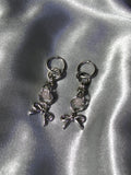 Boucles d'oreilles Quartz rose