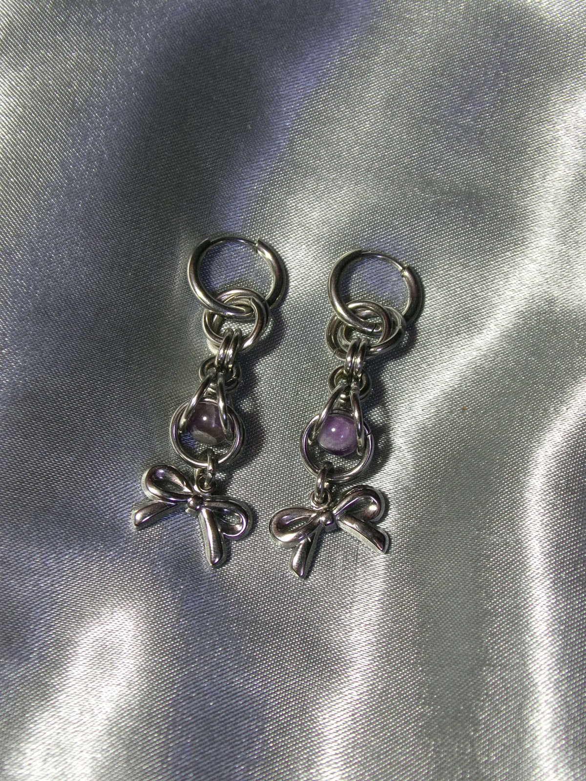 Boucles d'oreilles Améthyste