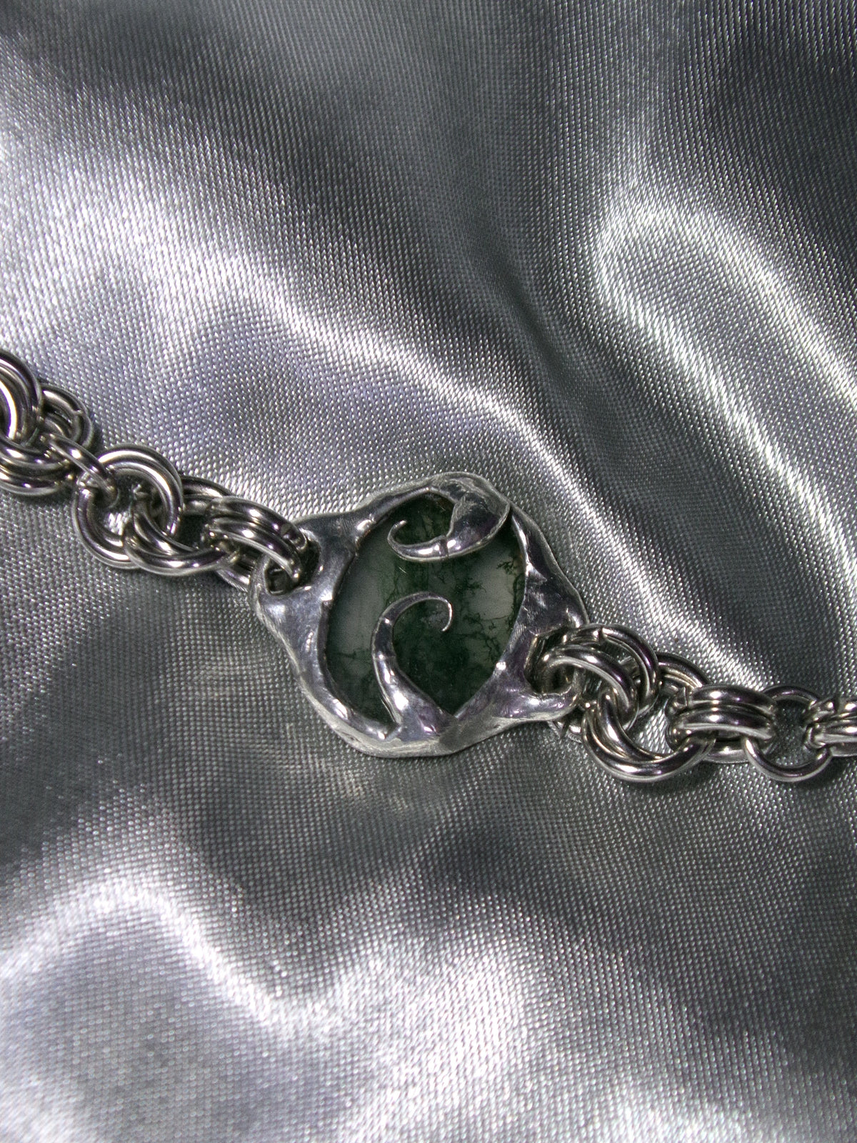 Bracelet Agate mousse