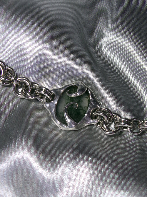Bracelet Agate mousse