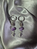 Boucles d'oreilles Améthyste