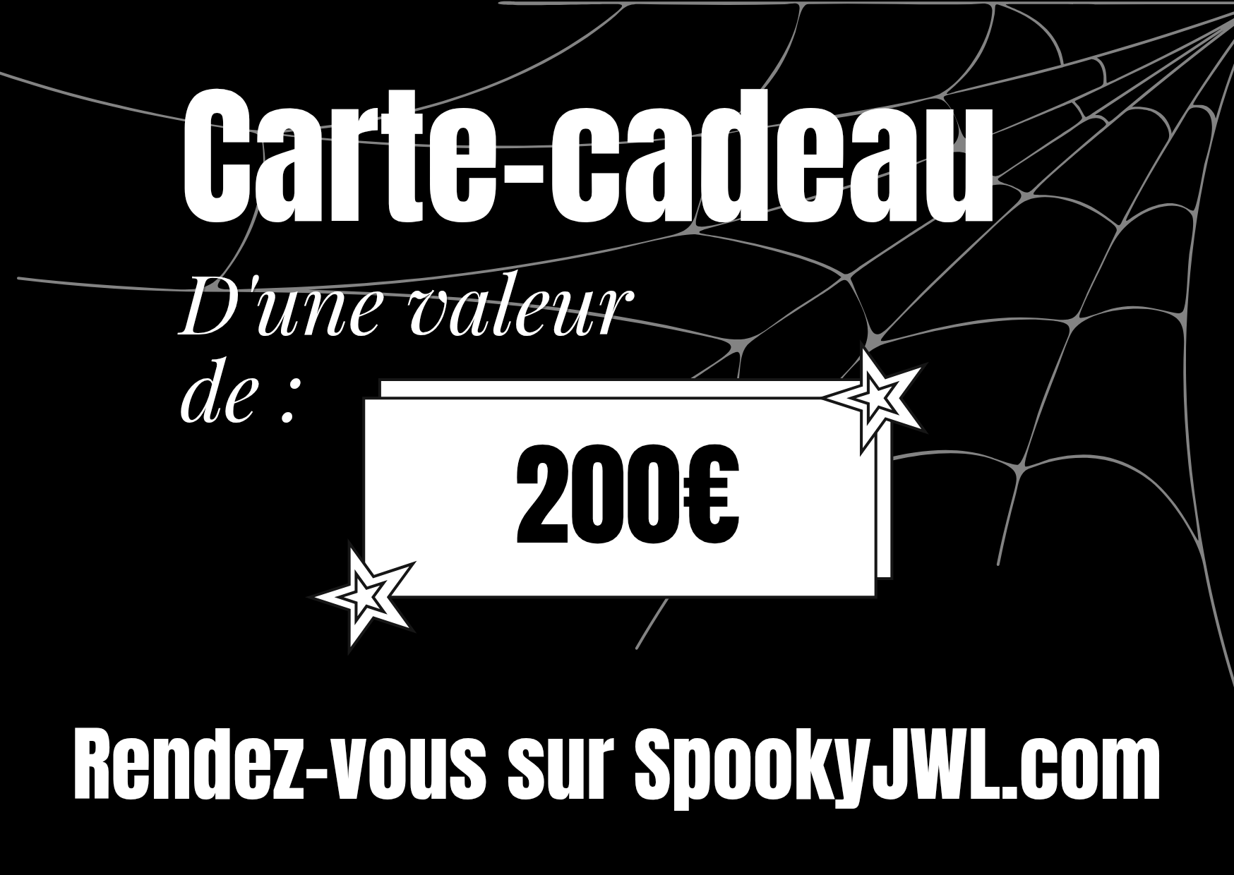 Carte-cadeau Spooky JWL
