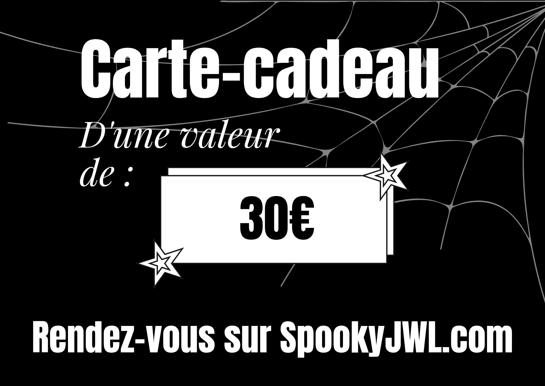 Carte-cadeau Spooky JWL
